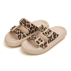 Free Shipping Thick-Soled Double-Buckle Durable Sandals For Couples Suitable For Summer Wear Both Indoors And Outdoors Soft Fashionable And Non-Slip