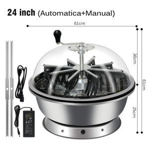 Plant Trimming Bowl เครื่องตัดแต่งพืชไฟฟ้า 16/24 นิ้ว Stainless Steel Leaf Cutter Efficient Cutting Of Plant Buds