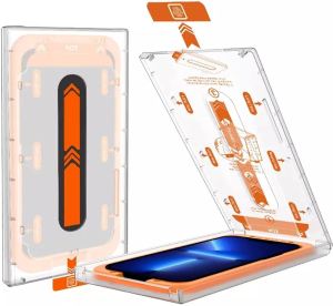 Tempered Glass Instan Superfit Bening iPhone 12 Promax 11 Promax 11 Pro 11 12 12 Pro X XS XR XSMAX Temperd Clear Anti Gores Debu / Dustproof Screen Protection Auto Install Glas Kaca Glosy Ip Pro Max