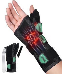 Wrist Brace with Thumb Support for Carpal Tunnel Thumb Brace for De Quervains Tenosynovitis Tendonitis Thumb Spica Splint Left Hand Wrist Support Men and Women