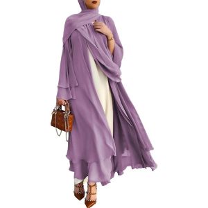 Abaya Cardigate Fashion Muslim ABAYA Muslimah Jubah abaya Dress Kaftan