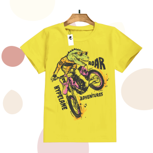 Code8.id DTF Kaos Anak Laki Laki Karakter Motor Cross Dinosaurus Best Seller Awan MURAH DAN TRENDY