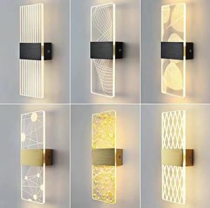 YFD led Đèn Đầu Giường Phòng Ngủ   Sáng Tạo Tối Giản Hiện Đại Phòng Khách Sạn Phòng Học Phòng Khách Acrylic Đèn Tường