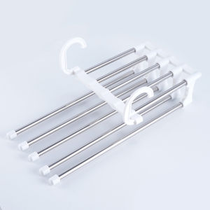 Pants Hanger Storage Rack Closet Organizer Plastic Hanger Clothes Organizer Pants Rack Wardrobe Organizer Trouser Hanger
