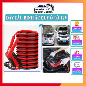 Dây Câu Kích Bình Ắc Quy Ô Tô Lõi Đồng Tải 2000A - Dây Kích Sạc Điện Ắc Quy Cứu Hộ Xe Ô Tô