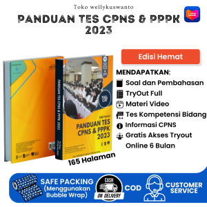 Buku PANDUAN TES CPNS & PPPK "FULL CAT" (Edisi Lengkap & Edisi Hemat) + Gratis Akses Online