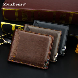 EXTRA SLOT Mens Leather Fashion Wallet Bi-Fold Perfect GiftClutch Card Coins Cash Slot With Zip Dompet Lelaki Kulit Halal (With Video) (Can purchase Box) [Msia Stock]