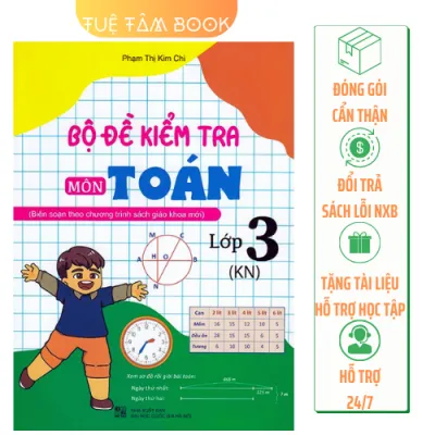 Sách - Bộ đề kiểm tra môn Toán lớp 3 Kết nối (ĐT) TT