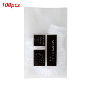 หมวกคลุมผมอาบน้ำแบบหนา อย่างดี สีใส 100 ชิ้น/แพ็ก แบบใช้แล้วทิ้ง หมวกคลุมผมอาบน้ำแบบหนา อย่างดี สีใส 100 ชิ้น/แพ็ก แบบใช้แล้วทิ้ง