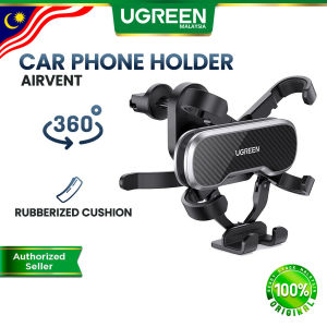 UGREEN Portable Car Phone Holder Car Mount Dock Cell Mobile Phone Holder Stand In Car Air Vent Mounts Docks Holders Car Inverted hook Cradle Auto Clamping Gravity Car Phone Mount Car Holder For SMARTPHONE HUAWEI VIVO OPPO SAMSUNG XIAOMI REALME ANDROID