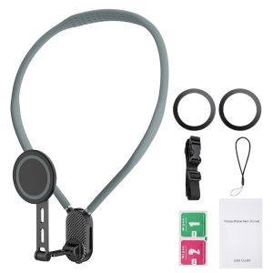 NOBLELUX Hand Free ic Neck Mount Universal Quick Release Mobile Holder Portable Neck Hanging Bracket for Phones