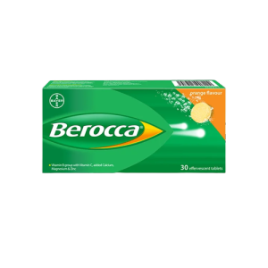 Bayer Berocca Effervescent Tablets orange (15s /30s )