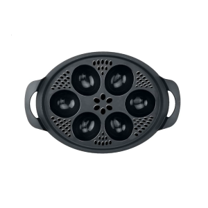 6 In 1 Poached Eggs Boiler Steamer Cups Nonstick Microwave Eggs Poacher Insert Poached Eggs Cooker Accessories