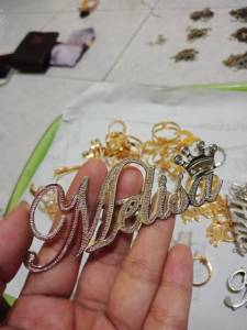 bros nama castom kuning lapis emas 24k