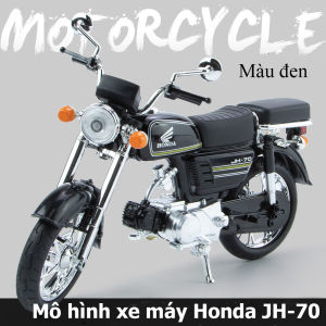 Mô hình xe mô tô Honda JH-70 bằng hợp kim có nhạc động cơ và đèn xe tỷ lệ 1:10