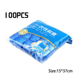 Sarung Sepatu Plastik 100pcs / Disposable Shoe Cover / Cover Sepatu Anti Basah