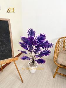 TANAMAN ARTIFICIAL DAUN PALEM MB D24 DAN D18 B8114 TANAMAN HIAS PLASTIK PLASTIK DEKORASI RUMAH POHON PALEM PLASTIK KECIL