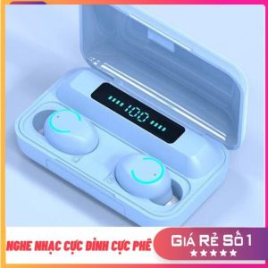 Tai Nghe F9 Pro Bluetooth 5.0 Không Dây Cảm Biến Vân Tay Kiêm Sạc Dự Phòng Cao Cấp Nhiều Màu. Amoi F9 BẢO HÀNG 12 THÁNG