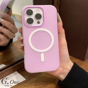 2in1 Jelly Candy Color Magnetic Case for iPhone 16 15 14 11 12 13 17 Pro Max 17Air Matte Silicone Anti-drop Soft Phone Back Cover Support Wireless charging