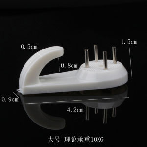 50pcs gantungan paku tembok ABS gantung invisible powerfull hook kait dinding hanger bingkai foto grid wall