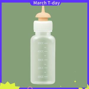 March Pet Kitten ăn chai núm vú trung chuyển có thể bóp sữa lỏng chai điều dưỡng cho trẻ sơ sinh chó con thỏ hamster mèo