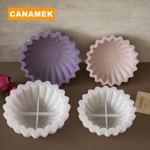 【CANAMEK】 Bowl Resin Storage Box Silicone Mold Unique Container For Jewelry Holder Candle Vessel Epoxy Resin Concrete Cement DIY Art