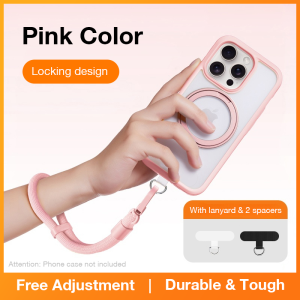 Sanptoch สายรัดข้อมือสายชาร์จมือถือไนล่อนป้องกันการสูญเสียมัลติฟังก์ชั่สายคล้องสั้นสำหรับโทรศัพท์มือถือสากลหัวเข็มขัดแบบปรับได้สายโทรศัพท์ป้องกันการโจรกรรม