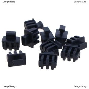 [COD] Laogeliang 10PC SFP ฝาครอบป้องกันโมดูลไฟเบอร์ SFP ครอบคลุม DUST CAP CAGE DUST Plug