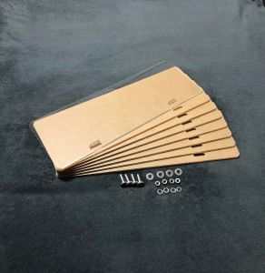 Car plate cover 2pcs 3mm