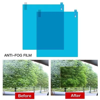 Bộ 4 miếng dán chống nước gương kính ô tô miếng dán chống bám nước gương chiếu hậu nano tiện dụng loại 1