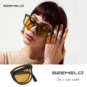 SEEMELO Men Women Polarized Sunglasses Foldable Lenses Sunglasses Driving Sunglasses Sport Sunglasses Outdoor Sport Riding Cycling Sunglasses Activities Eyewear Driving Fishing Eyewear Sun Glasses