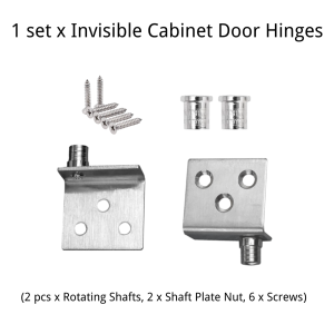 Cabinet Stainless Steel Pivot Swing Door Hinge Engsel Pintu Buaian Pivot Keluli Tahan Karat Kabinet