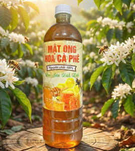 CHAI 1LÍT MẬT ONG HOA CÀ PHÊ