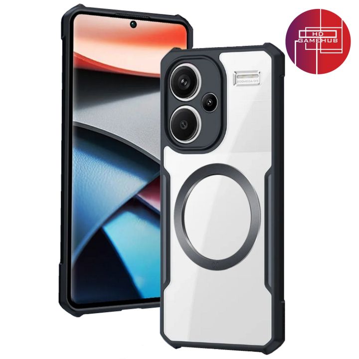Xiaomi Redmi Note 13 Pro Plus Xundd Beetle Magsafe Armor Shockproof Case Black Magnetic Case Xiaomi Redmi Note 13 Pro Plus Xundd Beetle Magsafe Armor Shockproof Case Black Magnetic Case