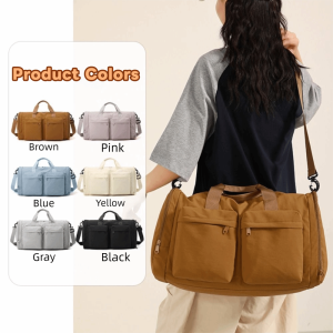 BLACKON Large Capacity Travel Duffel Bag Folding Waterproof Sports Fitness Bag Multifunctional Portable Weekend Handbag Business Trip