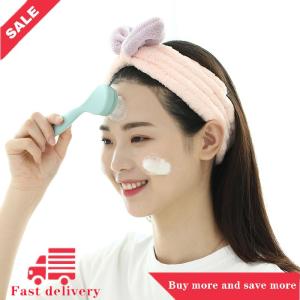 [COD] Silicone Facial Cleanser Brush Soft Face Massage Washing Brush Blackhead Remover