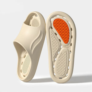 Non-Slip Water-Draining Slippers For Men Indoor Home Use 2025 New Model Suitable For Home And Hotel Hollow-Out Bathroom Slippers Bathing Sandals