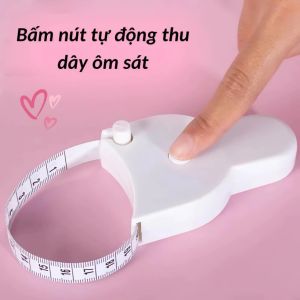 THƯỚC DÂY TỰ RÚT COMBO 2 CÁI 150CM | THƯỚC ĐO VÒNG BỤNG VÒNG EO CƠ THỂ CM INCH