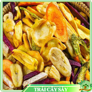 500GR RAU CỦ TRÁI CÂY SẤY THẬP CẨM GIA LAI LOẠI 1