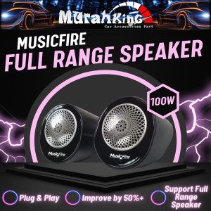MusicFire 2 Inch Car Full Range Speaker Mid Range Speaker Car Speaker 100W