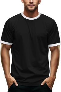 [Local Stock] VCC Mens Summer T Shirts Trend Streetwear 3D Printed Crew Neck Kids T-shirts Casual Oversized Breathable Tees Tops Simple Fashion