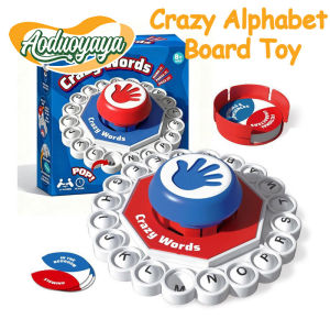 Aoduoyaya Kids Crazy Alphabet Board Toy Family Board Game Child-parent Interactive Educational Toy