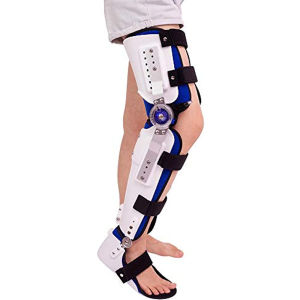 Knee Orthosis Support Joint Stabilizer Hinged Knee Brace Fracture Fixed Guard Splint Leg Protector Fully Adjustable Calf Ankle Foot Fixed Bracket - Universal