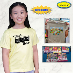 Transfer It Customized  Personalized Kids Cotton T-shirt Giveaways Birthdays Gifts Christening Souvenirs