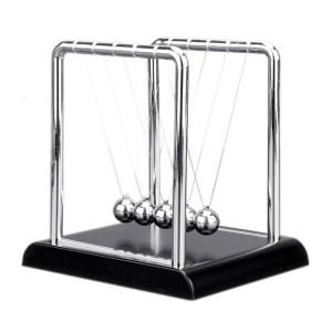 Science Kits & Toy Newton’s Cradle Ball Interactive Emotional Smooth Toy Anxiety Relief Toy Office Desk Toy for Therapy
