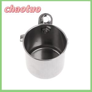 chaotuo Bát ăn nước Thức ăn cho thú cưng hình tròn cho Chim Vẹt bằng thép không gỉ