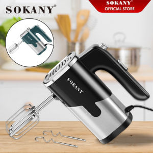 Máy Đánh Trứng Sokany SK-6621 Công Suất 800W 5 Cấp Độ Tặng Kèm 4 Que Đánh Trứng Và Bột Làm Bánh Tốc Độ Điều Chỉnh Chuyên Dụng - Bảo Hành 12 Tháng.
