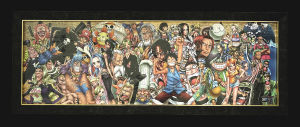 ONE PIECE PUZZLE WITH CRAFTED FRAME - AUTHENTIC COPYRIGHT BY EIICHIRO ODA - THE AUTHOR
