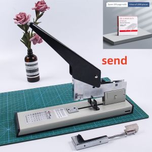 3000 Staples Huapuda Heavy Duty Stapler Up to 120 Sheets Capacity Long Arm Stapler Bookbinding Stapler Office Tools