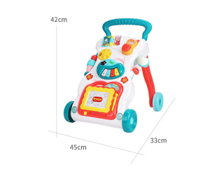 Baby stroller multi-purpose stroller boy learning to walk drawing board roll-over walker girl
